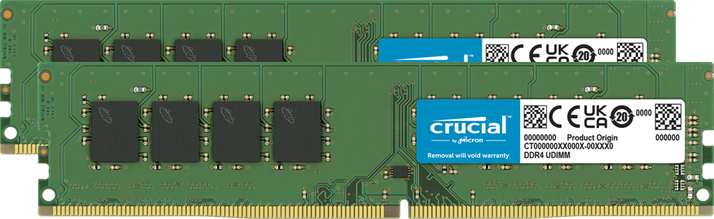 MEMORY DIMM 64GB PC25600 DDR4/KIT2 CT2K32G4DFD832A CRUCIAL "CT2K32G4DFD832A"