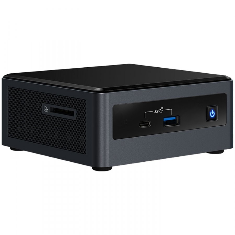 NUC INTEL, 10 Performance kit, Ultra Compact Form Factor, i7 10710U, nu RAM, nu HDD, nu SSD, placa video integrata, "BXNUC10I7FNHN2" (timbru verde 0.8 lei)