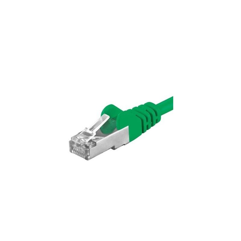 Patchcord SFTP RJ45-RJ45 Cat.6A, 0.25m, verde "SFTP-6A-0.25-GN" (timbru verde 0.08 lei)