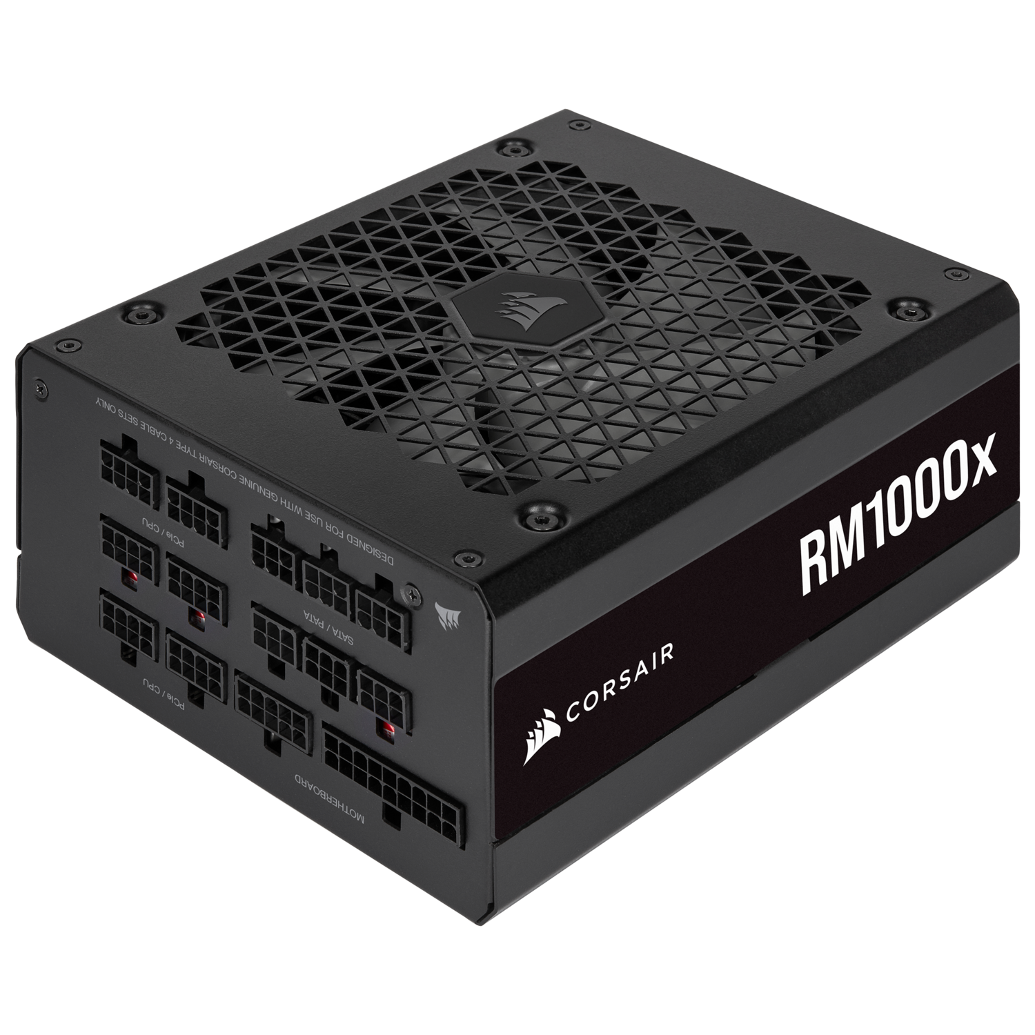 SURSA CORSAIR, 1000 W, "RM1000x" modulara, ATX 12V V2.4, fan 135 mm x 1, 80 Plus Gold, MB 20+4 pin x 1, CPU 4+4 pinx3, PCI-E 6+2 pin x 6, SATAx14, MOLEX 4-pinx8, "CP-9020201-EU" (timbru verde 2 lei)