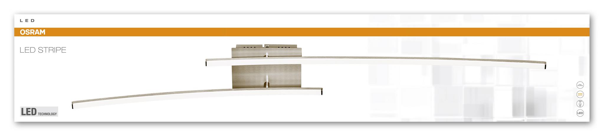 APLICA OSRAM, LED, soclu integrat, putere 20 W, tip lumina alb, 1.160 lumeni, alimentare 220 - 230 V, "000004058075055018" (timbru verde 2.00 lei)
