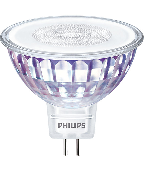 SPOT LED Philips, soclu GU5.3, putere 7 W, forma spot, lumina alb calda, alimentare 220 - 240 V, "000008718699773977" (timbru verde 0.45 lei)