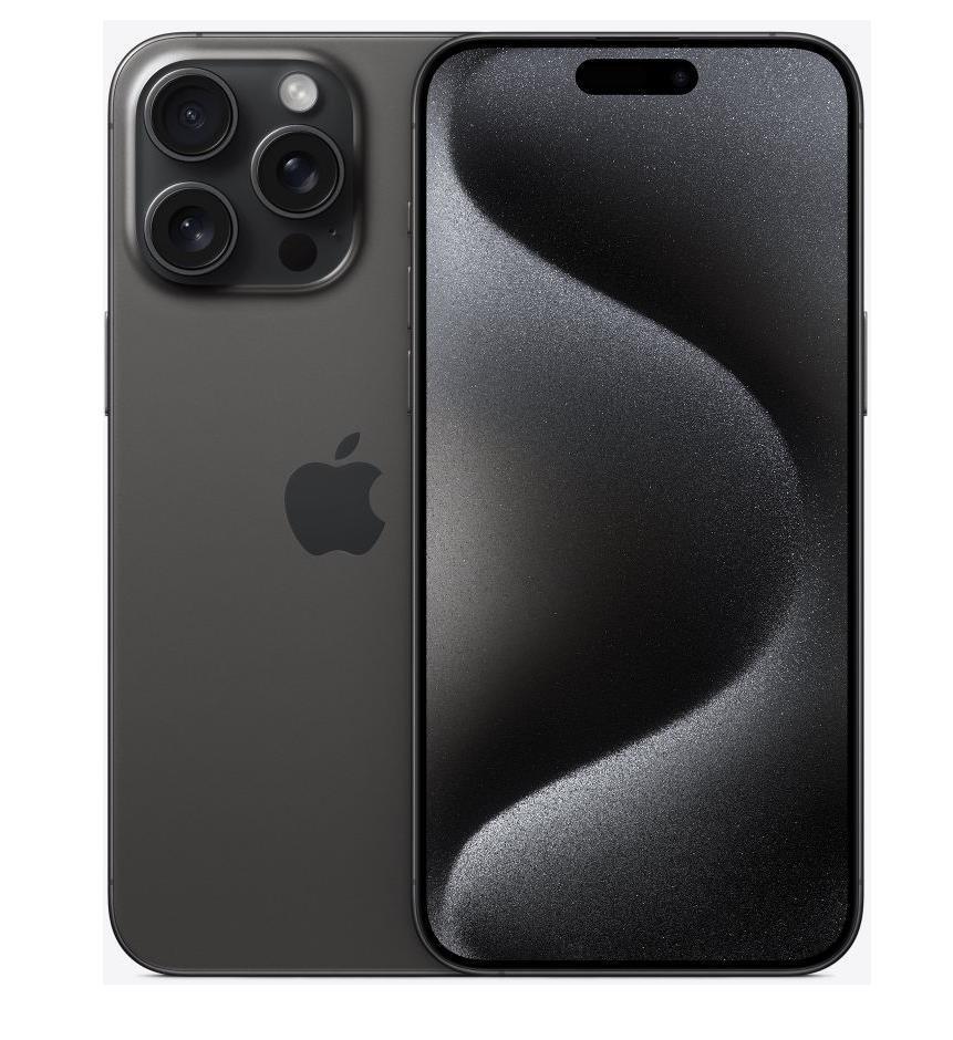 SMARTphone Apple MOBILE PHONE IPHONE 15 PRO MAX/512GB BLACK "MU7C3SX/A" (timbru verde 0.45 lei)