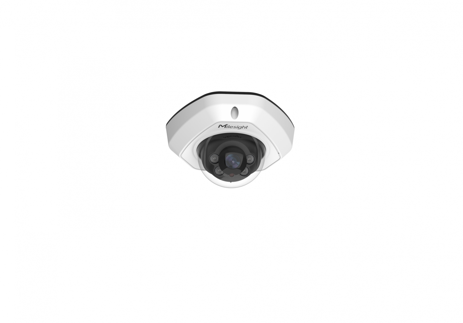 CAMERA IP Milesight, mini dome pt. interior | exterior, dist. IR 30 m, tip lentila fixa 2.8 mm, 2 Mpx, microfon, PoE, slot SD card, "MS-C2973-PD" (timbru verde 0.8 lei)
