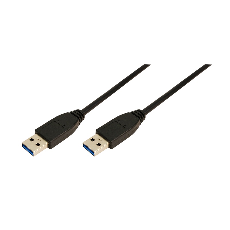 CABLU USB LOGILINK, USB 3.0 (T) la USB 3.0 (T), 3m, black, "CU0040" (timbru verde 0.18 lei)
