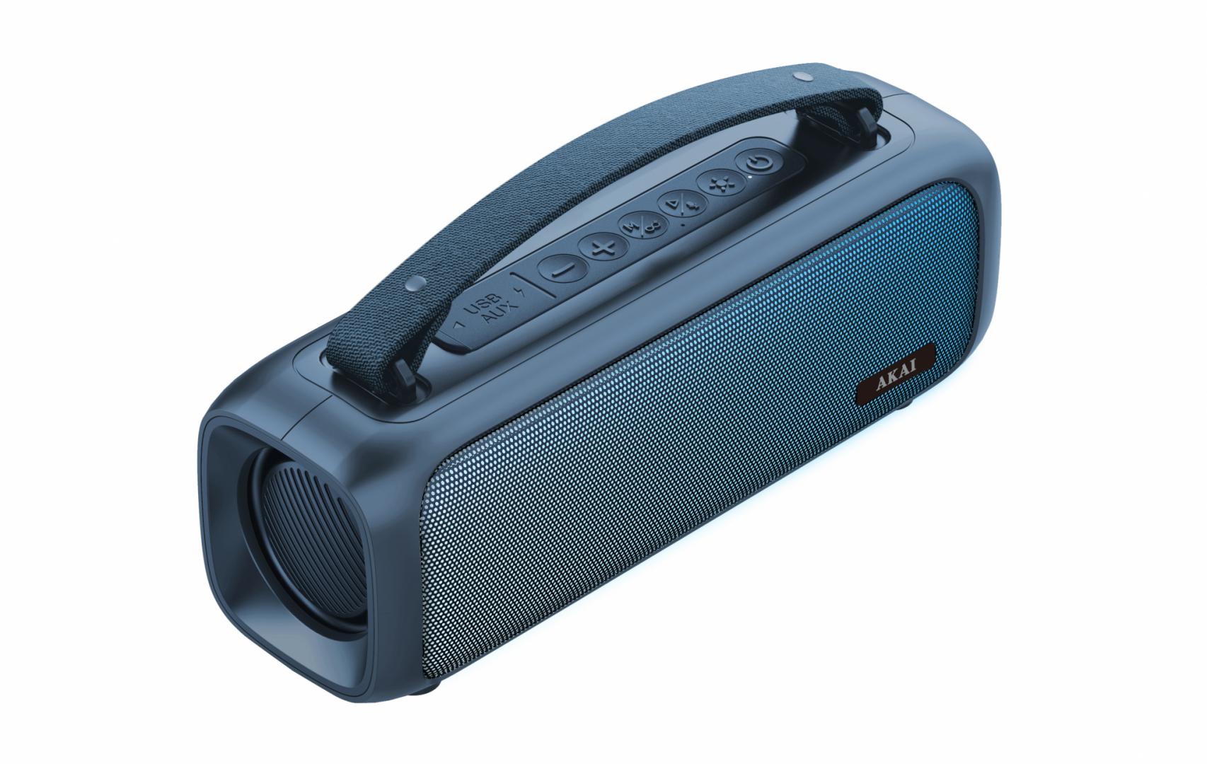 Boxa portabila Akai ABTS-08-BL 8W, albst "ABTS-08BL" (timbru verde 4 lei)