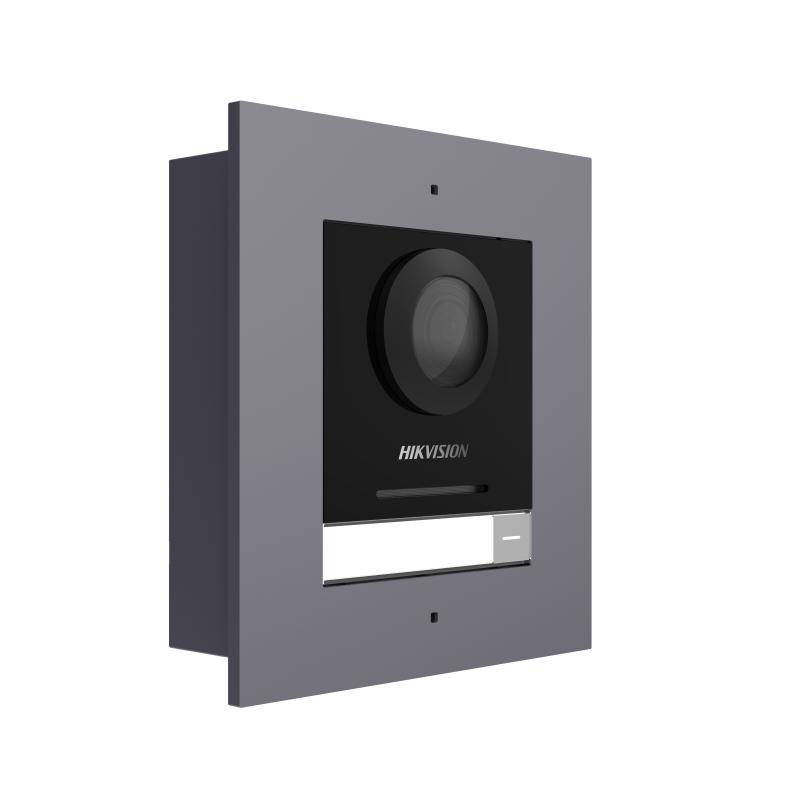 POST DE EXTERIOR MODULAR 1 BUTON APELARE "DS-KD8003-IME1(B)/FL" (timbru verde 0.8 lei)