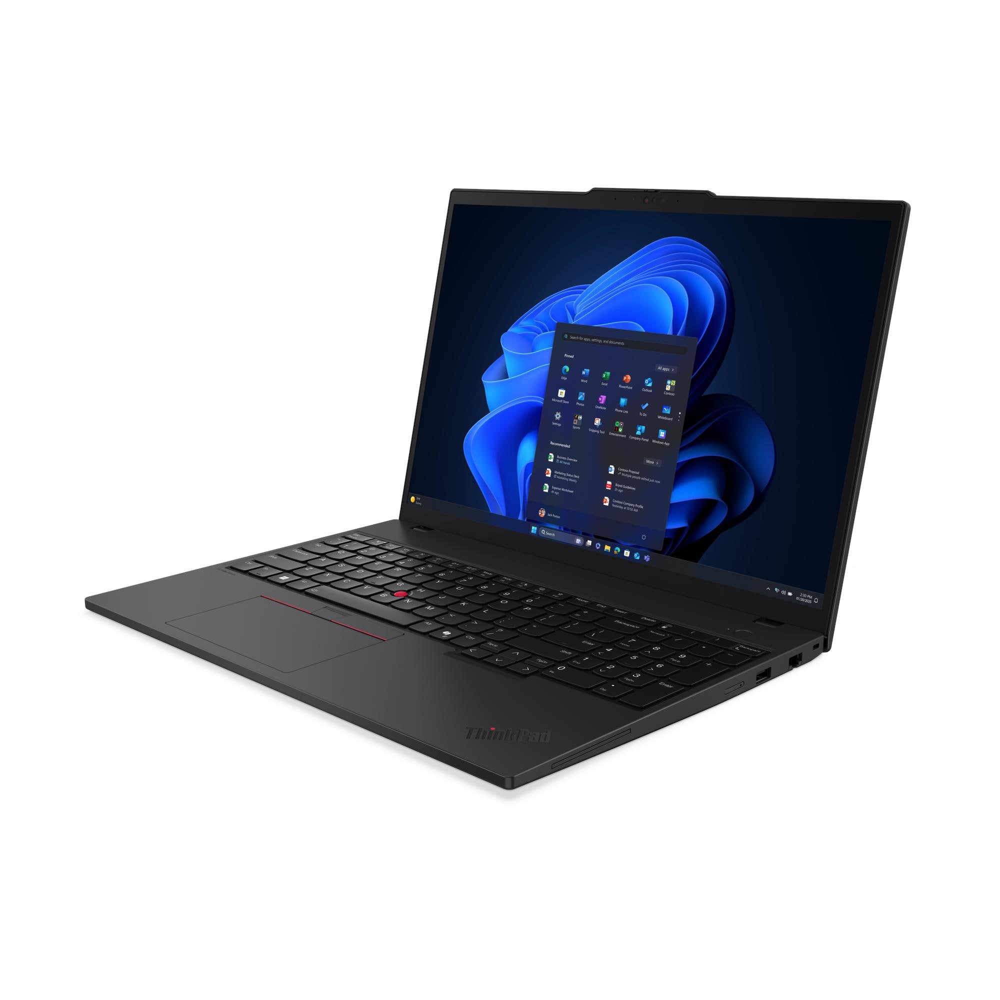 Laptop Lenovo ThinkPad T16 Gen 4 Intel Ultra 7 255U 64GB 1TB 16_WUXGA_AG_500N_LP W11P 4CELL_86WH CO2 Offset 0.5 ton, 3Y Courier "21QE0059RI" (timbru verde 3.5 lei)