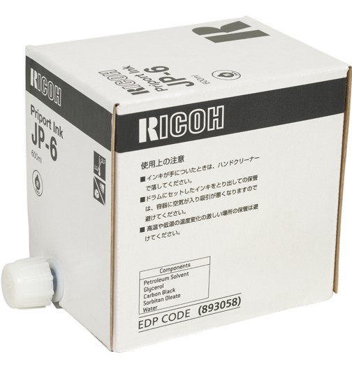 Cartus Cerneala Original RICOH Black, JP1000, pentru DX 2330|2430|JP1050|JP1250|JP1210|JP1010|JP1215, , (timbru verde 0.15 lei), "893058"