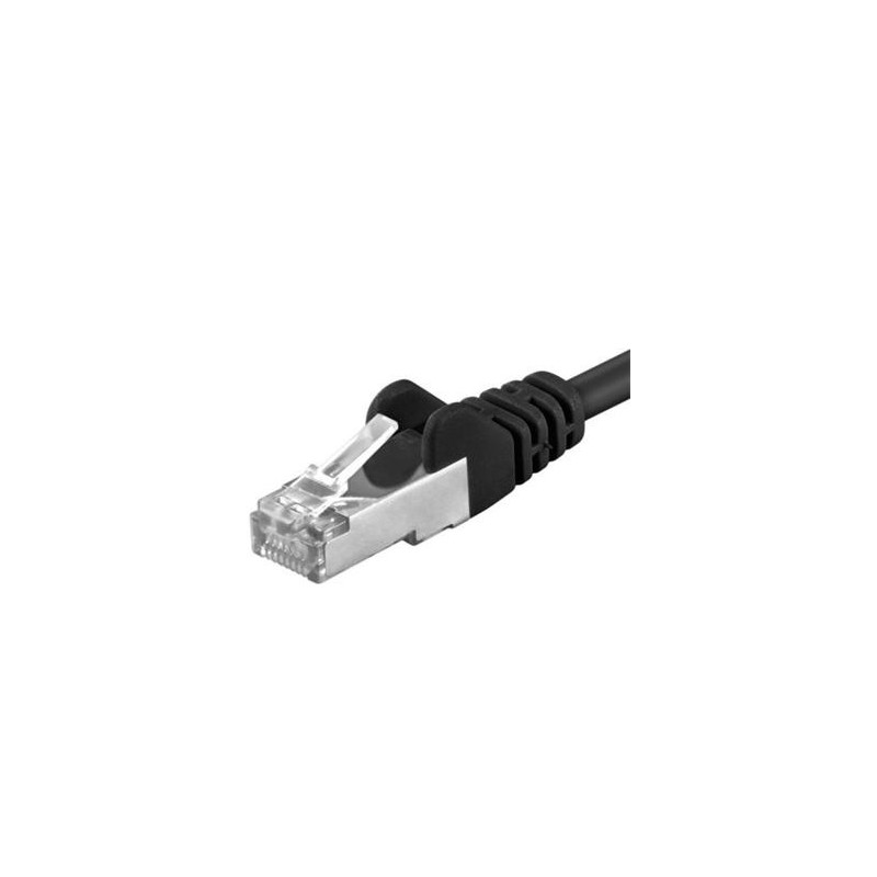 Patchcord SFTP RJ45-RJ45 Cat.6A, 1.5m, negru, "SFTP-6A-1.5-BK" (timbru verde 0.08 lei)