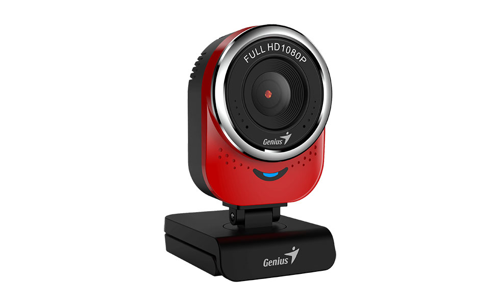 CAMERA WEB GENIUS senzor 1080p Full-HD cu rezolutie video 1920x1080, QCam 6000, microfon, red "32200002408" (timbru verde 0.18 lei)