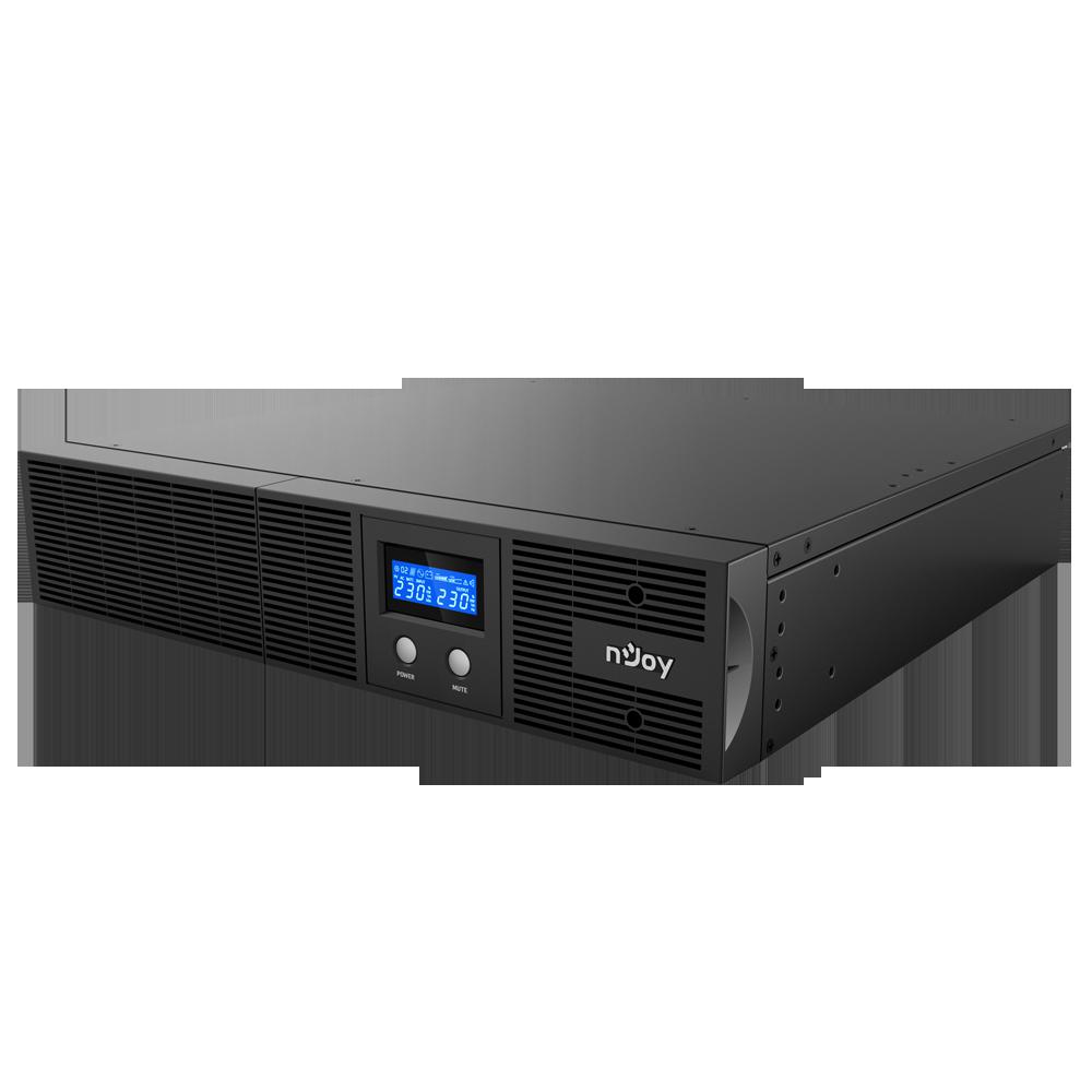 UPS NJOY, " ARGUS 1200", Line Int. cu management, rack, 1200VA/720W, AVR, IEC x 4, 2 x baterie 12V/7Ah, display LCD, back-up 1 - 10 min., "UPLI-LI120AG-CG01B" (timbru verde 11 lei)