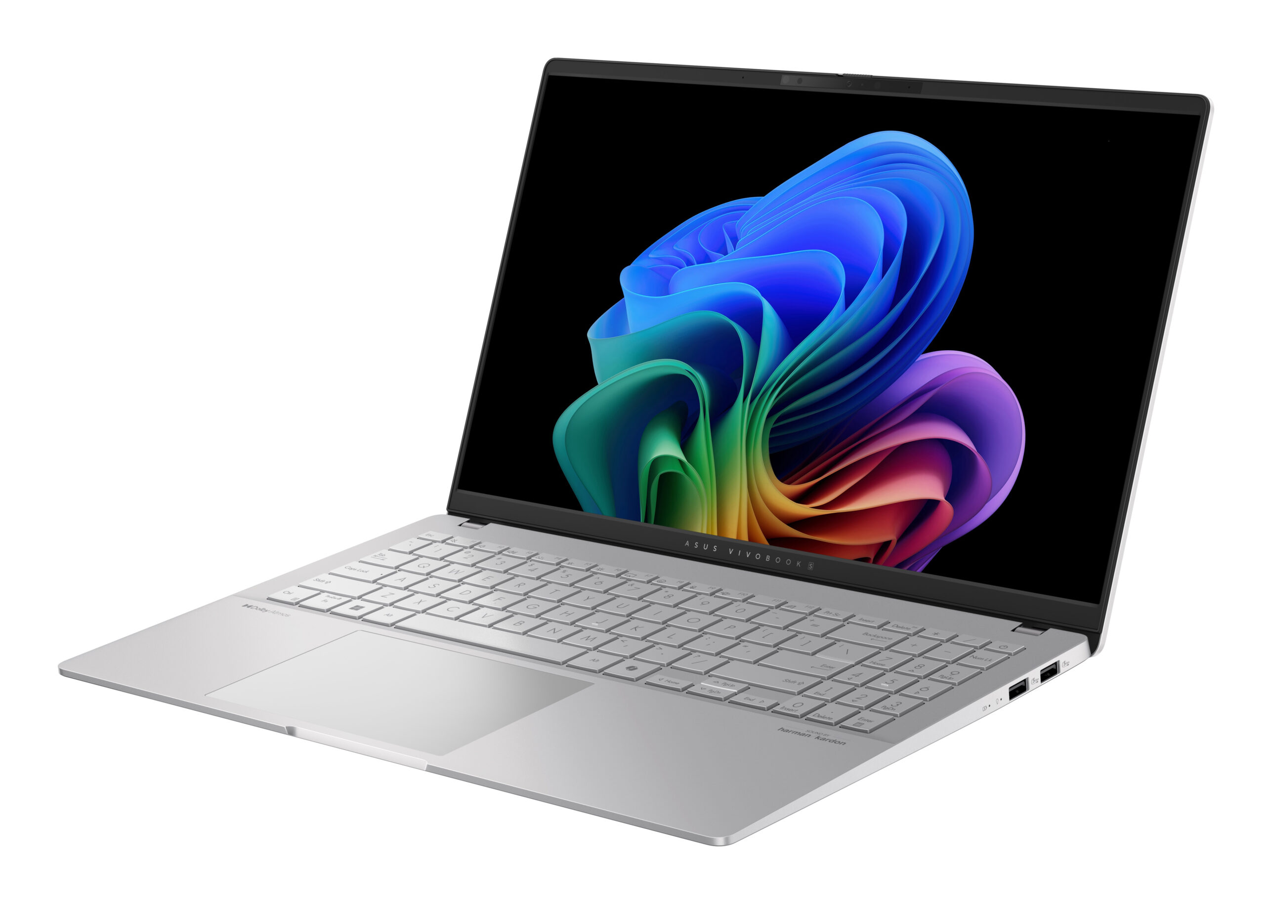 Asus|S5507QA-MA064X|NOTEBOOK|15.6 inch|3K 2880 x 1620 OLED|Snapdragon X Elite X1E 78 100|3.4 GHz|Mem 32 GB|SSD 1 TB|Wireless|Bluetootha|Li-ion|3 Celule|1xHDMI|FHD cam|Greutate 1.42 kg|WIN 11 Pro|Cool Silver"S5507QA-MA064X" - imagine 5
