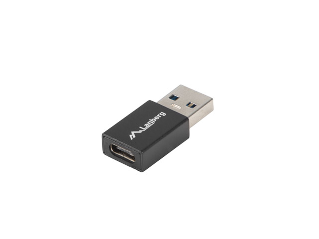 Adaptor USB-C(F) 3.1 -> USB-A(M) negru L "AD-UC-UA-01" (timbru verde 0.08 lei)