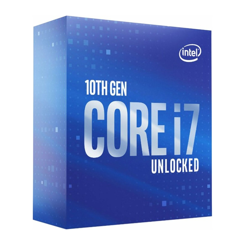 CPU INTEL, skt. LGA 1200 Core i7, i7-10700K, frecventa 3.8 GHz, turbo 5.1 GHz, 8 nuclee, putere 125 W, "BX8070110700KSRH72"