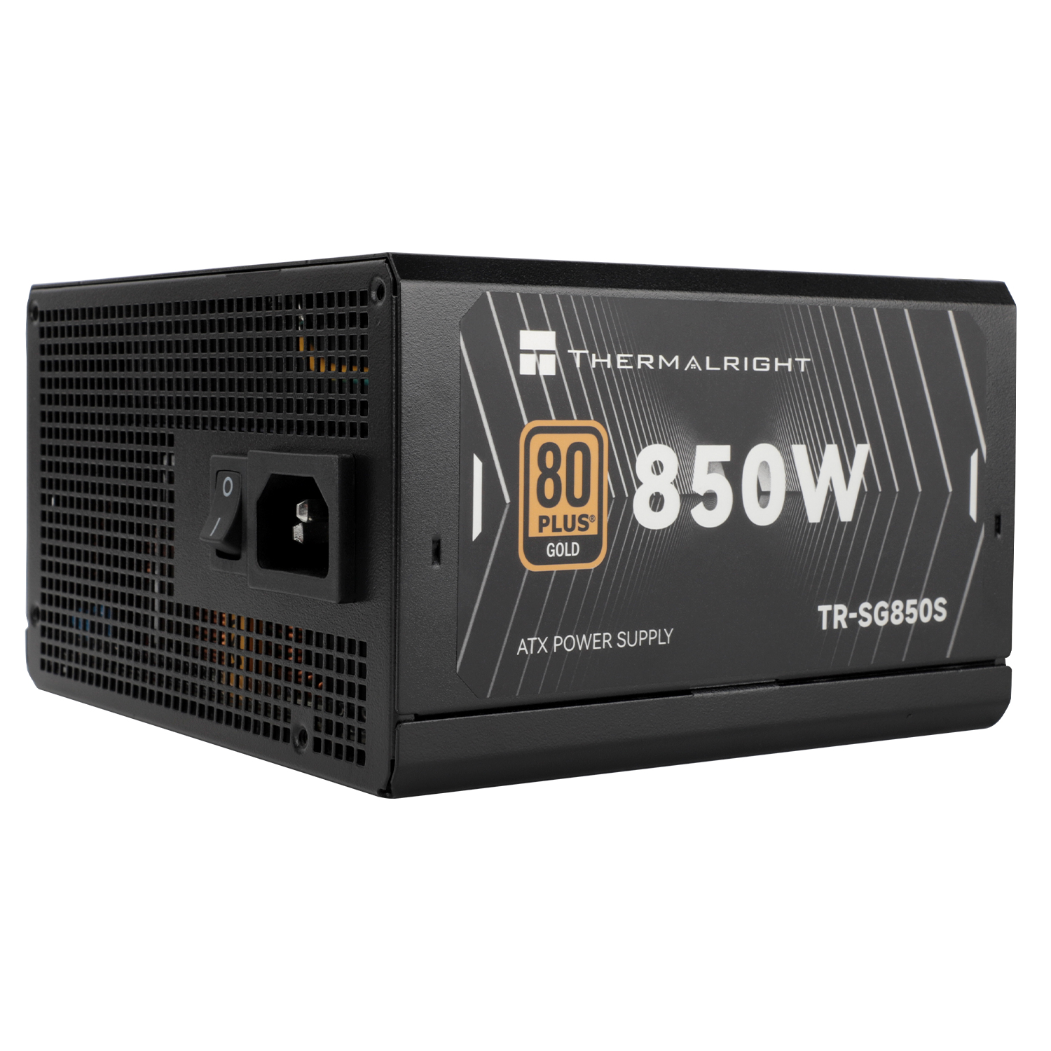 SURSA Thermalright, 850W, certificare 80 Plus Gold, non-modular, fan 120mm, negru, "TR-TG 850S" (timbru verde 2 lei)