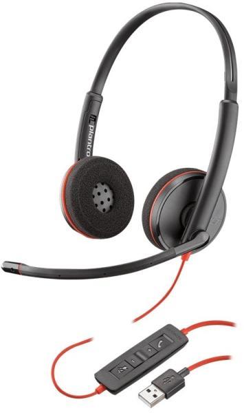 POLY Blackwire C3220 USB-A Stereo Headset Single Unit "209745-22" (timbru verde 0.8 lei)