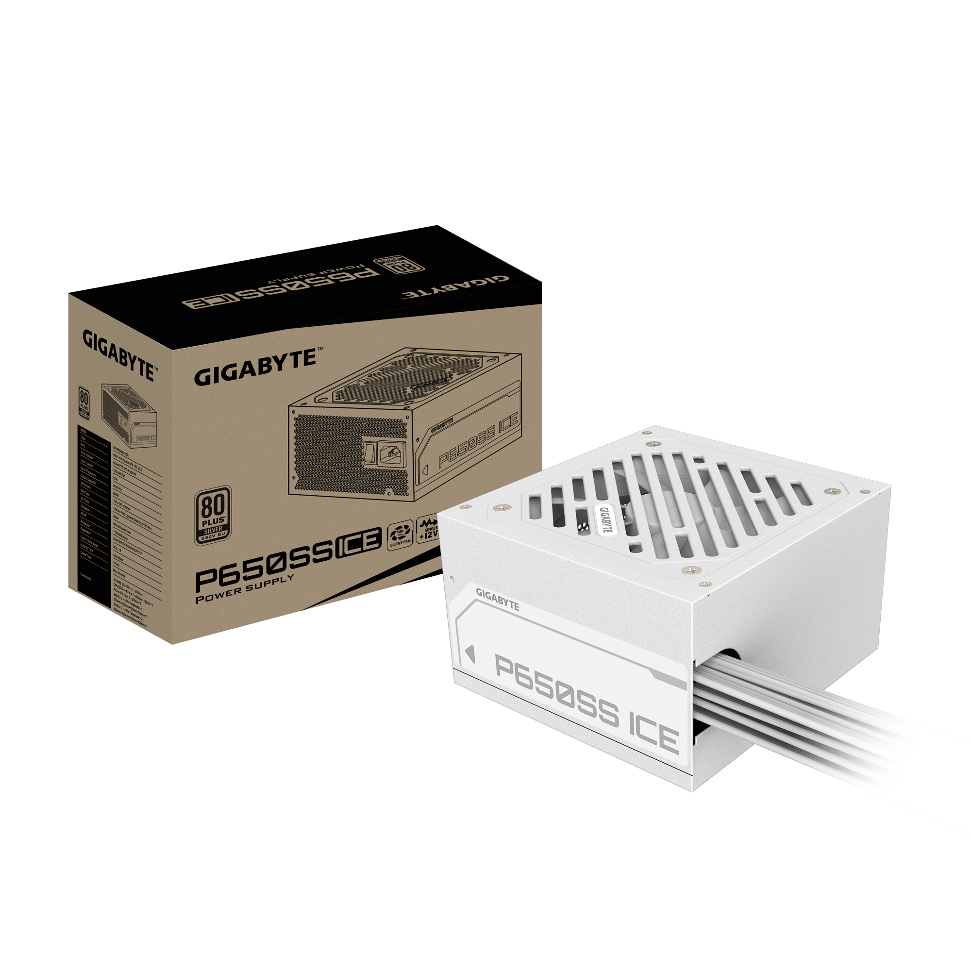 Sursa GIGABYTE GP-P650SS ICE "GP-P650SS ICE" (timbru verde 2 lei)