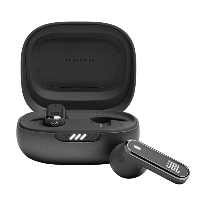 Live Flex, Autonomie 8 ore, Bluetooth 5.3, Negru"JBLLIVEFLEXBLK" (timbru verde 0.18 lei)