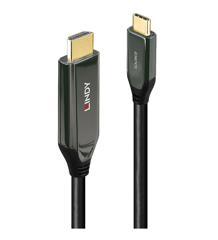 Cablu Lindy 3m Type-C la HDMI 8K60 "LY-43369" (timbru verde 0.8 lei)