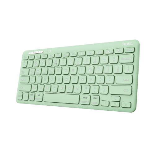 TASTATURI Trust LYRA Compact Wireless and rechargeable Keyboard Green US "25096" (timbru verde 0.8 lei)