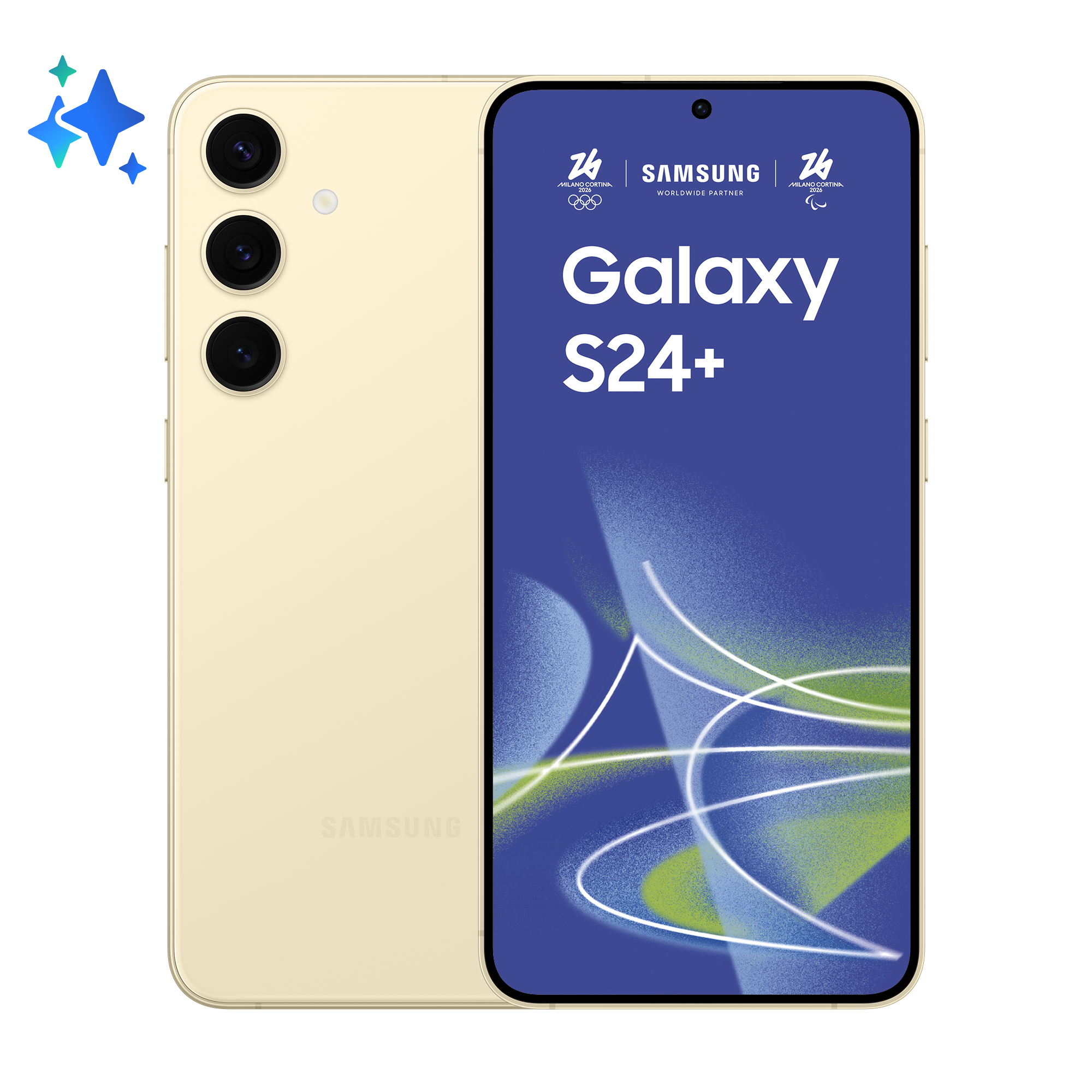 SG S24+ 5G 6.7" 12G/256GB DS AmberYellow"SM-S926BZYDEUE" (timbru verde 0.45 lei)