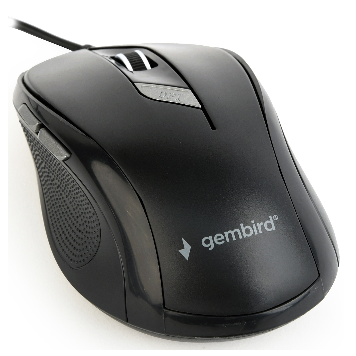 MOUSE GEMBIRD, PC sau NB, cu fir, USB, optic, 1600 dpi, butoane/scroll 6/1, , negru, "MUS-6B-01" (timbru verde 0.18 lei)