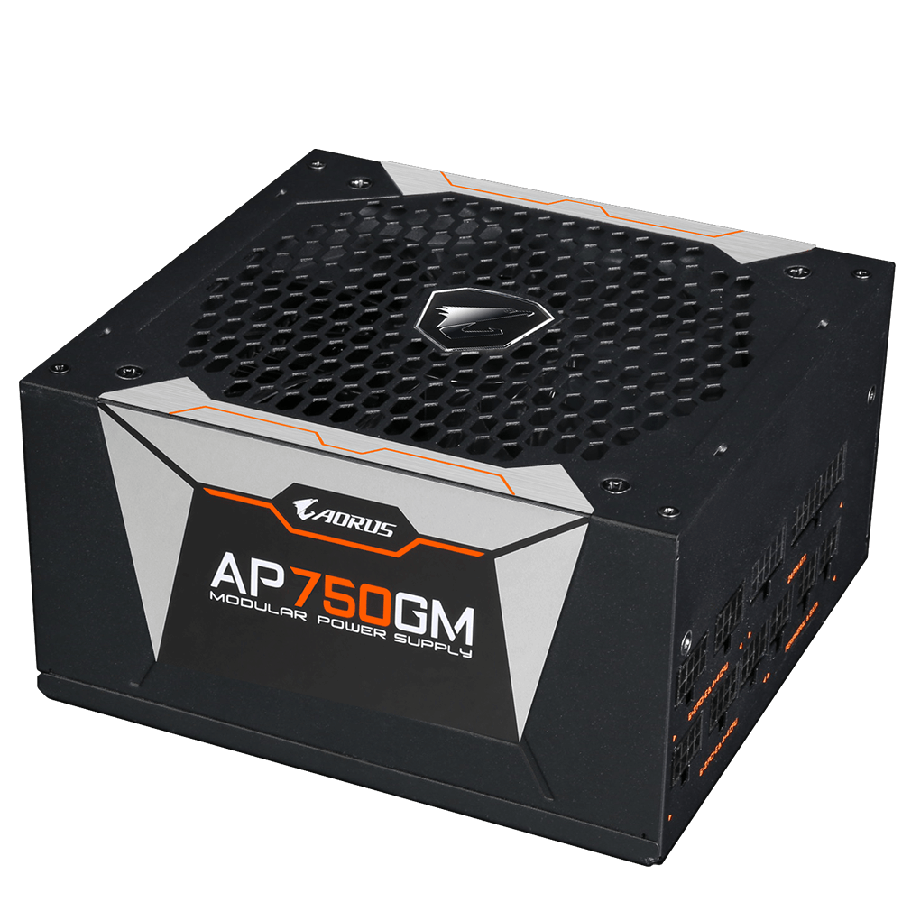 SURSA GIGABYTE AORUS P750W, 750 W, modulara, ATX 12V V2.31, fan 135 mm x 1, 80 Plus Gold, "GP-AP750GM" (timbru verde 2 lei)