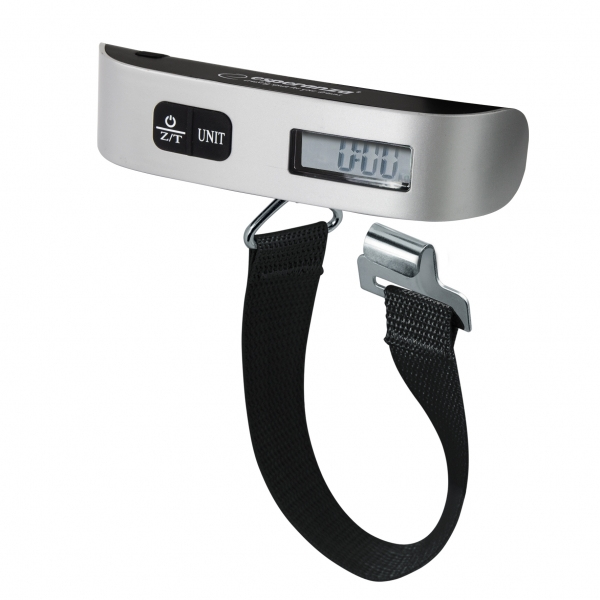 Cantar pentru bagaj Esperanza Globetrotter ETS002 max: 50 kg Argintiu "ETS002" (timbru verde 2 lei)