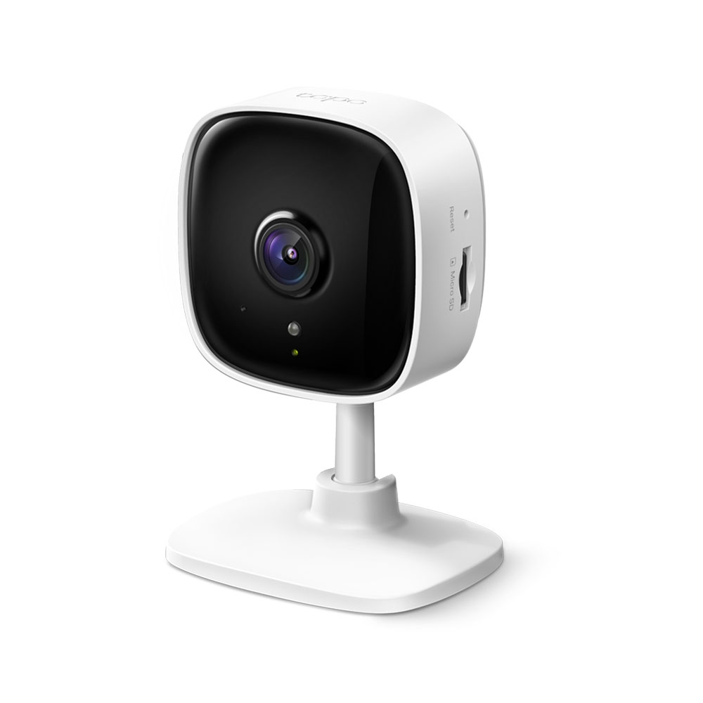 CAMERA IP TP-LINK, cube, pt. interior, dist. IR 10 m, tip lentila fixa 3.3 mm, 2 Mpx, wi-fi, microfon, carcasa plastic, slot SD card, "Tapo C100" (timbru verde 0.8 lei) - 452502