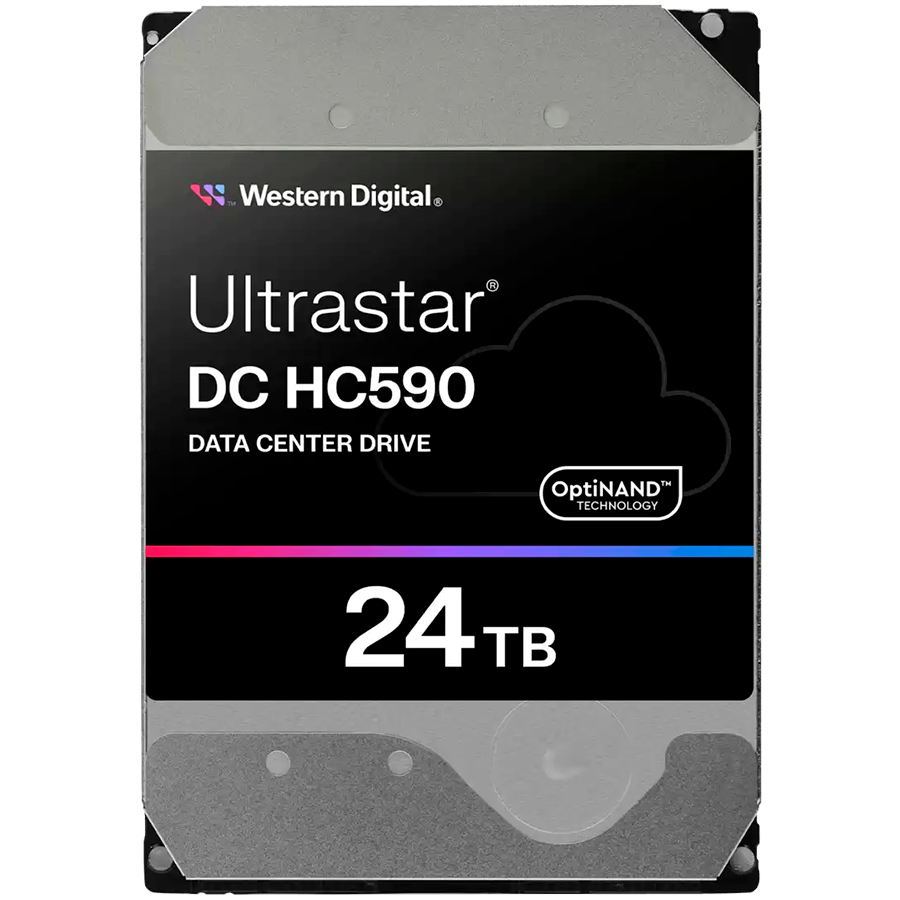 HDD Server WD Ultrastar DC HC590 24TB 512e SE, 3.5", 512MB, 7200RPM, SATA, NP3, SKU: 0F65684 "WUH722624ALE6L4"
