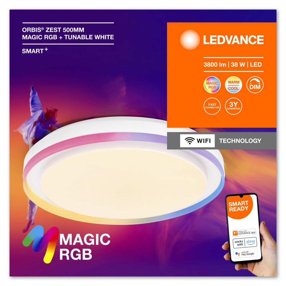SMARTWIFI ORBISZEST500 MGCRGBTW WT LEDV "000004099854090301" (timbru verde 0.8 lei)
