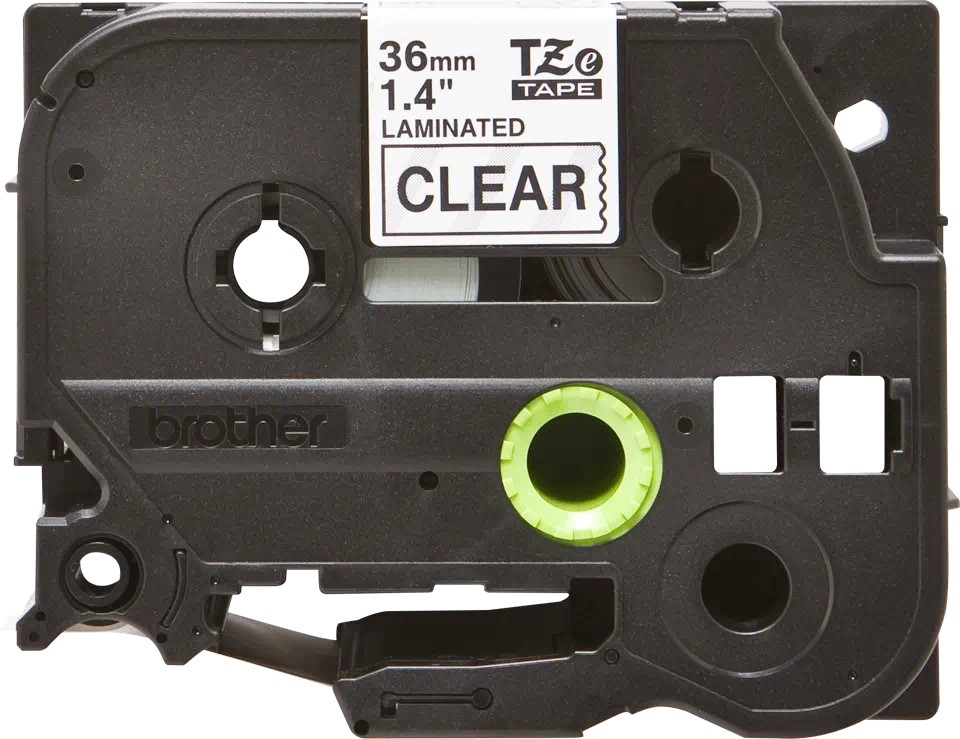 Banda laminata Original Brother Black on Clear, TZE161, pentru 530|550|3600|9200|9400|9500|9600|9700|9800|D800|E800|P900|P910|P950, 36mm, incl.TV 0 RON, "TZE161"