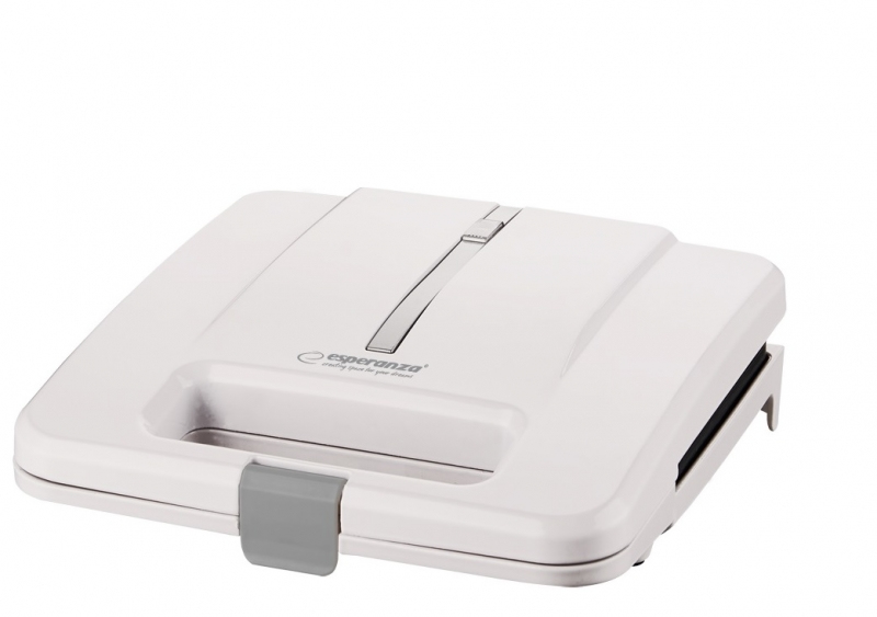 Prajitor de paine tip Sandwich maker Esperanza Parmigiano EKT010W 1000W Alb "EKT010W" (timbru verde 2 lei)