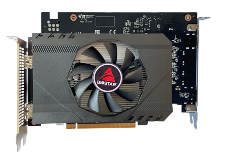 Placa video Biostar "Radeon RX6400", 4GB GDDR6, 64bit, PCI Express 4.0 x16, 1 x DisplayPort 1.4a, HDMI 2.1, racire activa 1 x fan, "VA6406RA46"