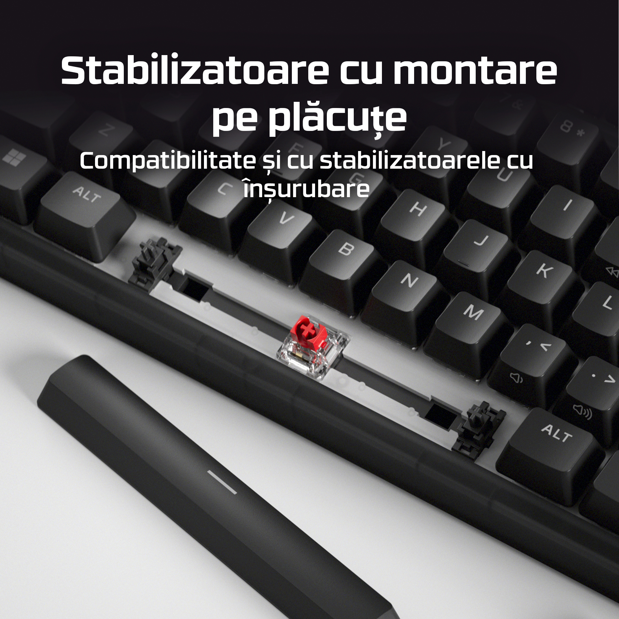 Tastatura HyperX Origins 2 65, negru"B4QS3AA" - imagine 4