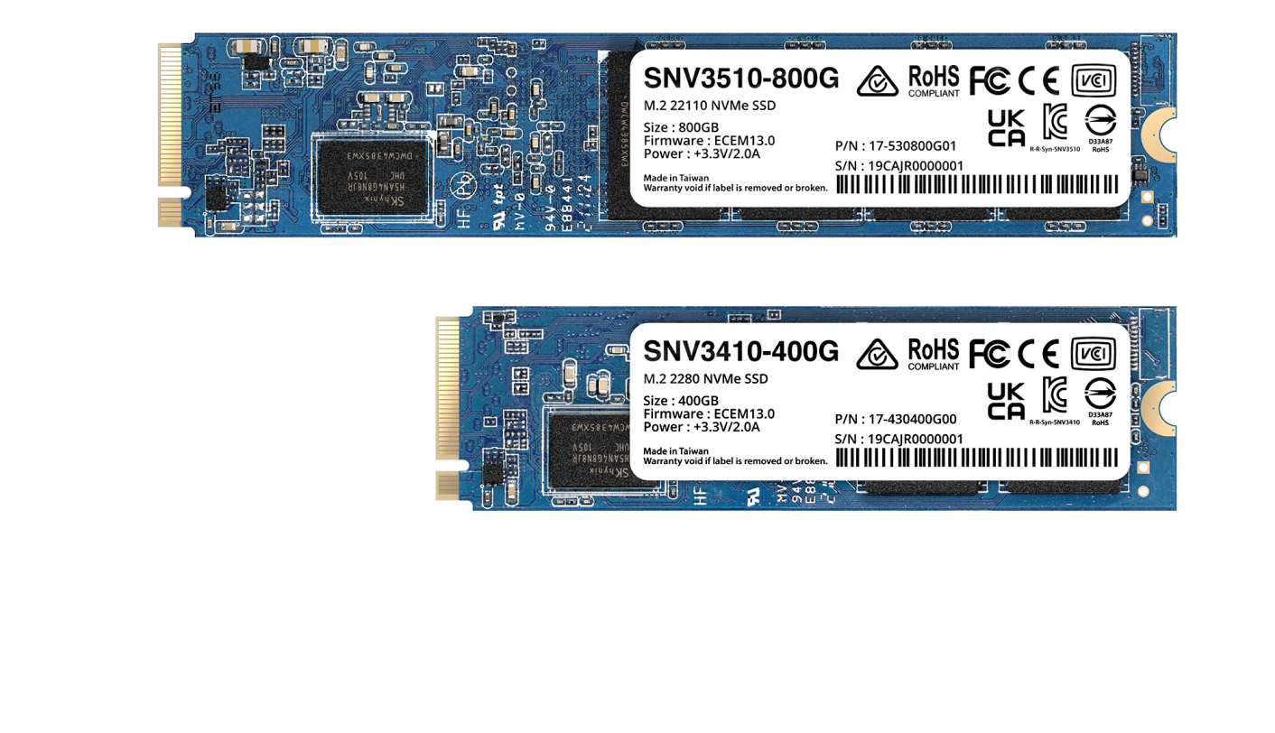 SSD SYNOLOGY SNV3410, 400GB, M.2, PCIe Gen3.0 x4, R/W: 3000/750 MB/s, "SNV3410-400G"