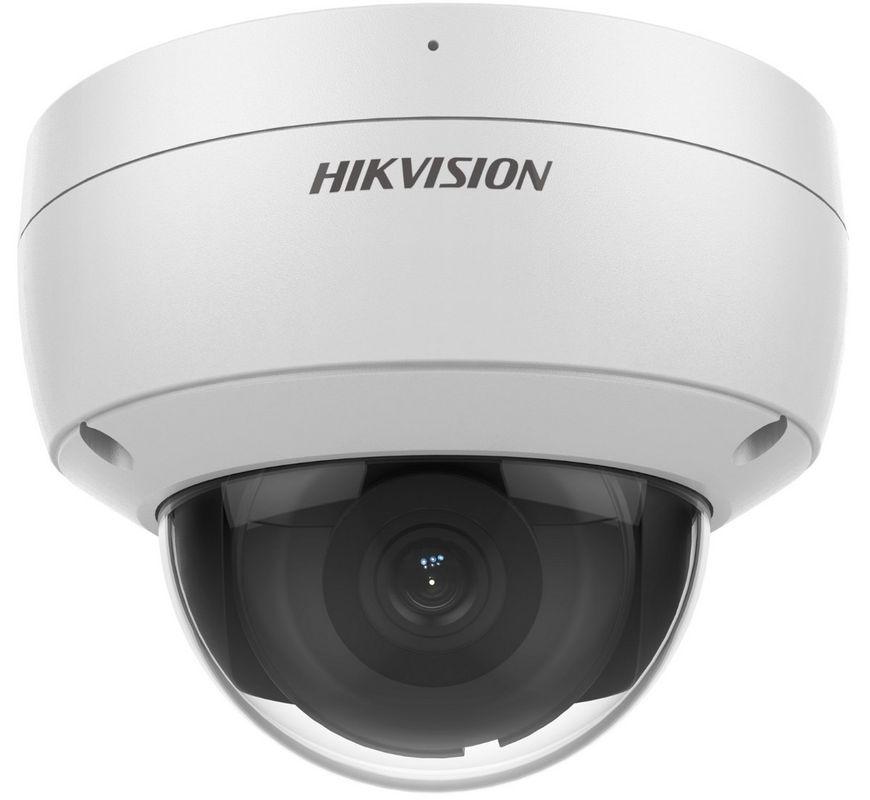 CAMERA IP Hikvision, dome pt. interior | exterior, dist. IR 40 m, tip lentila fixa 4 mm, 5 Mpx, PoE, slot SD card, "DS-2CD3156G2-IS4C" (timbru verde 0.8 lei)