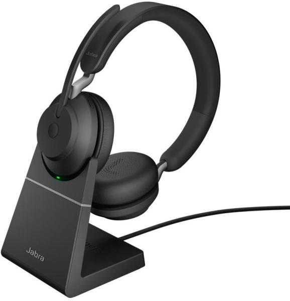 JABRA Evolve2 65 Link380a UC Stereo Stand Black "26599-989-989" (timbru verde 0.8 lei)