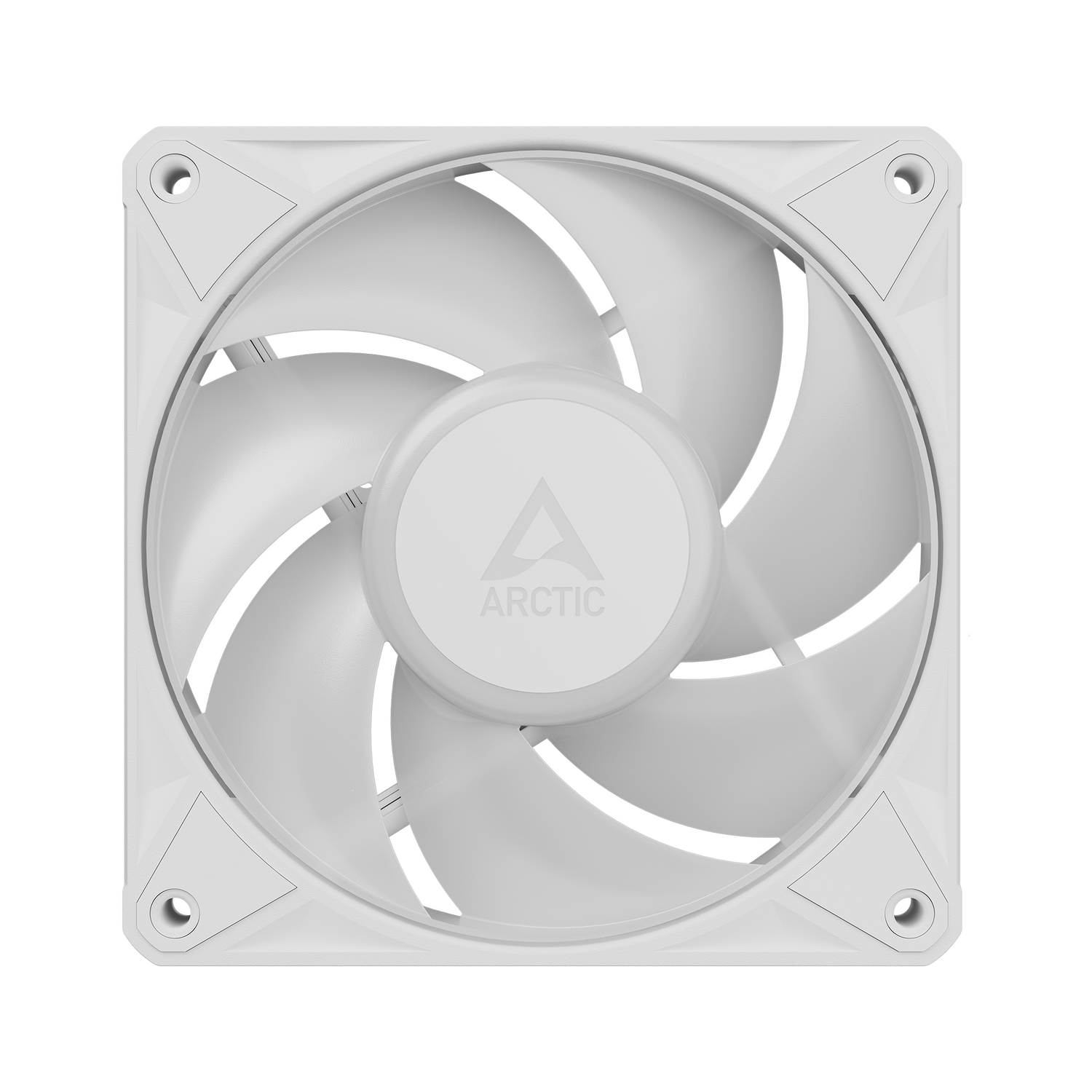 Set 3 ventilatoare Arctic "BioniX P12 A-RGB Wh", 120mm, 450 - 3000 RPM, FDB, 76 cfm, 4-Pin PWM | 3-pin ARGB, alb, "ACFAN00338A" - imagine 6