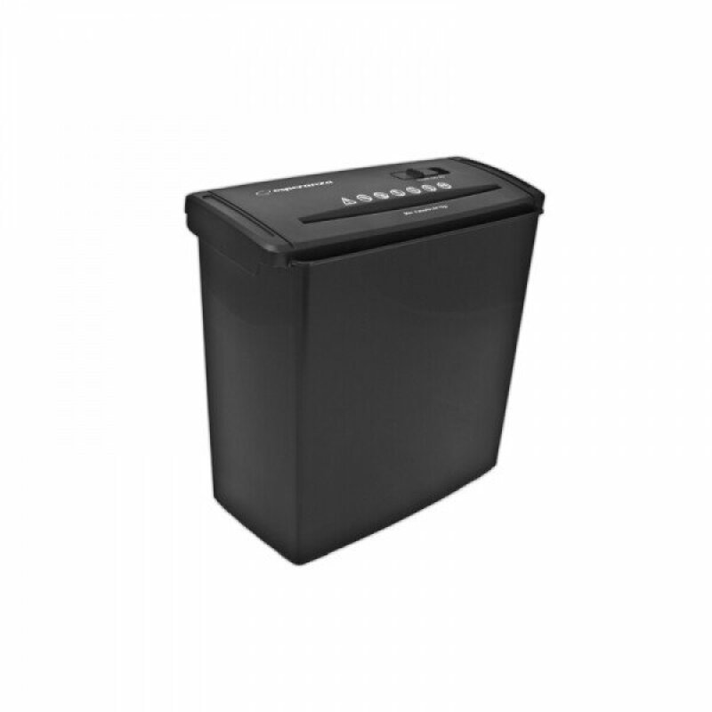 Distrugator de documente cu cos Esperanza Blade EN101 10L Negru "EN101" (timbru verde 11 lei)