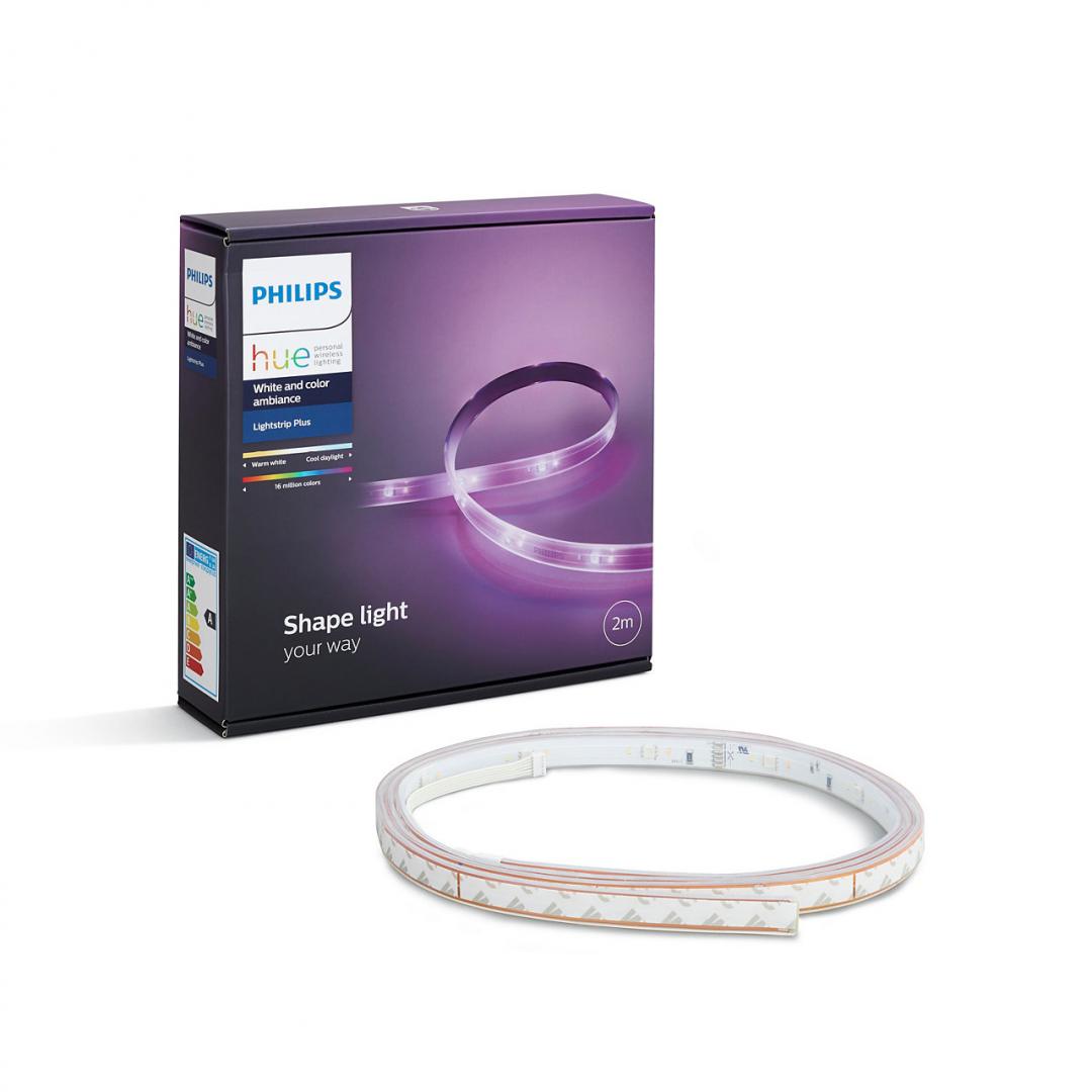 BANDA LED smart LED Philips, soclu integrat, forma banda, lumina multicolora, alimentare 220 - 240 V, "000008718696129388" (timbru verde 0.45 lei)
