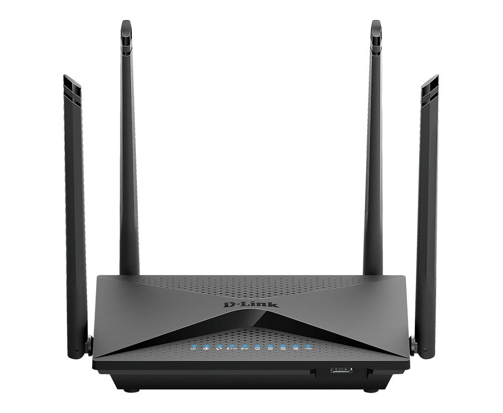 ROUTER D-LINK wireless 1300Mbps, 4 porturi Gigabit, 4 antene externe, 1 x USB 3.0, Dual Band AC1300 (867/400Mbps), "DIR-853" (timbru verde 0.8 lei)