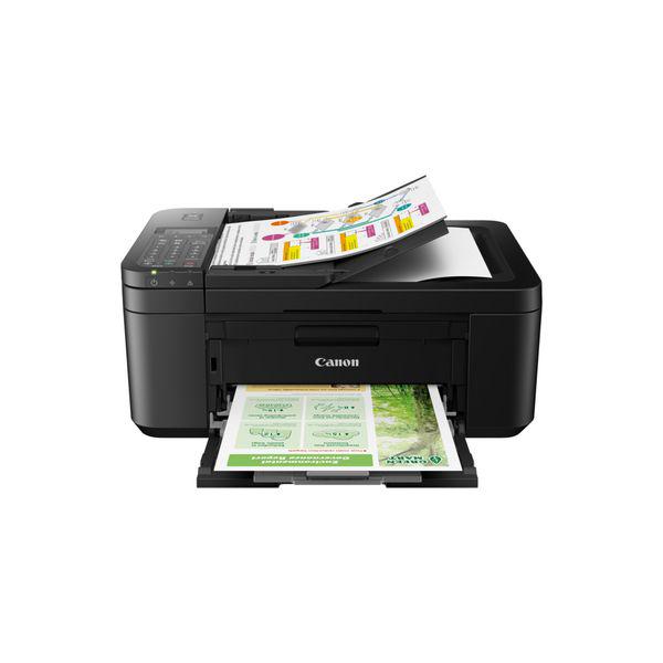 Multifunctional Inkjet Color Canon Pixma TR4650, A4,Functii: Impr|Scan|Cop|Fax,Vit Printare Mono:8.8 ipm,Vit print color:4.4 ipm,Conectiv:USB|WiFi,Duplex:Da, ADF:ADF(timbru verde 11 lei) "5072C006AA"