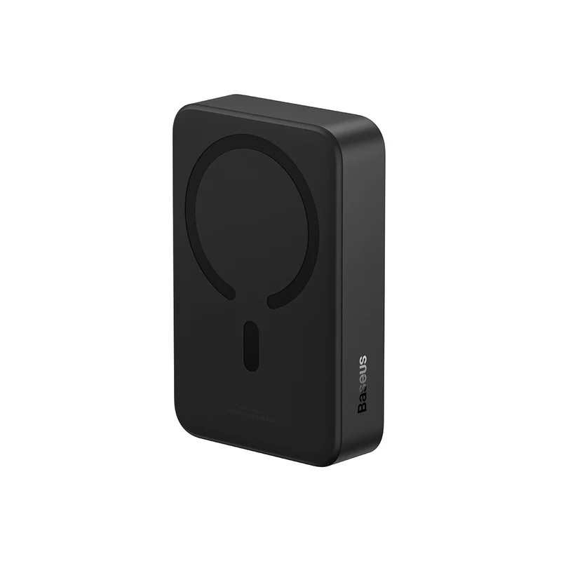 POWER BANK Baseus Magnetic Mini Wireless, 20000mAh, 20W, 2 x USB Type-C output/input, 15W wireless charging, negru, "PPCX150001" (timbru verde 0.98 lei) - 6932172628789