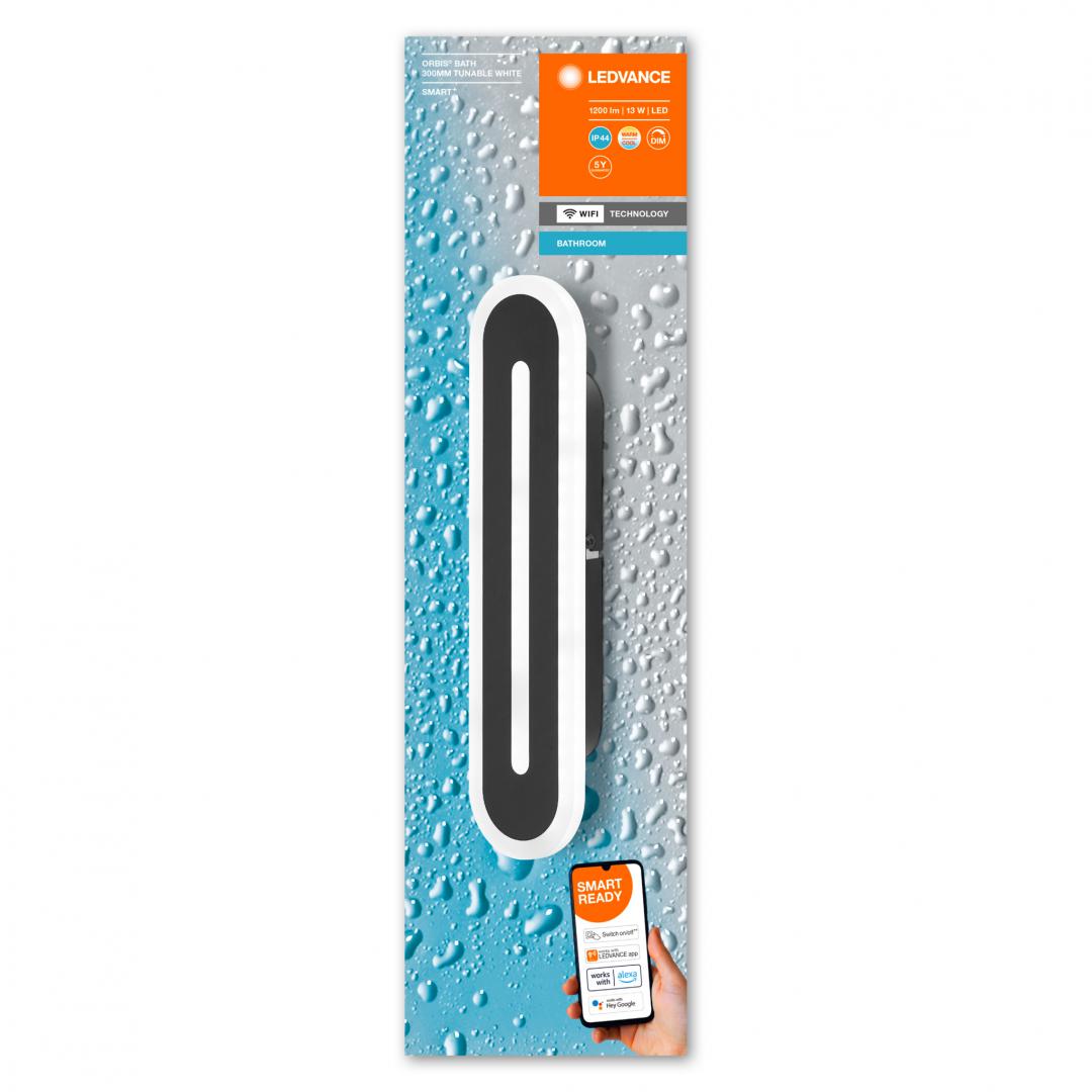 SMART WIFI ORBIS BATH W 300IP44TWBKLEDV "000004058075574335" (timbru verde 4.00 lei)