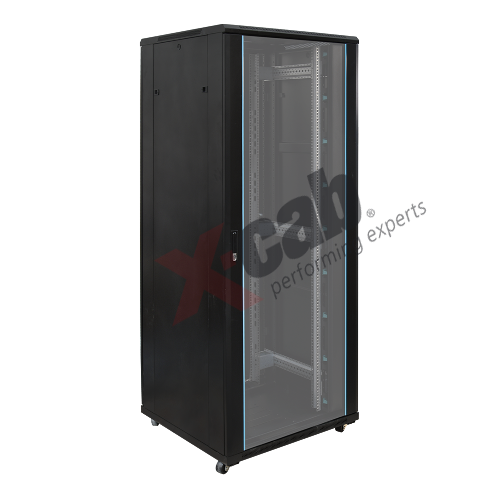 Cabinet metalic de podea 19", tip rack stand alone, 42U 800x800 mm, Xcab S "Xcab-42U8080S"
