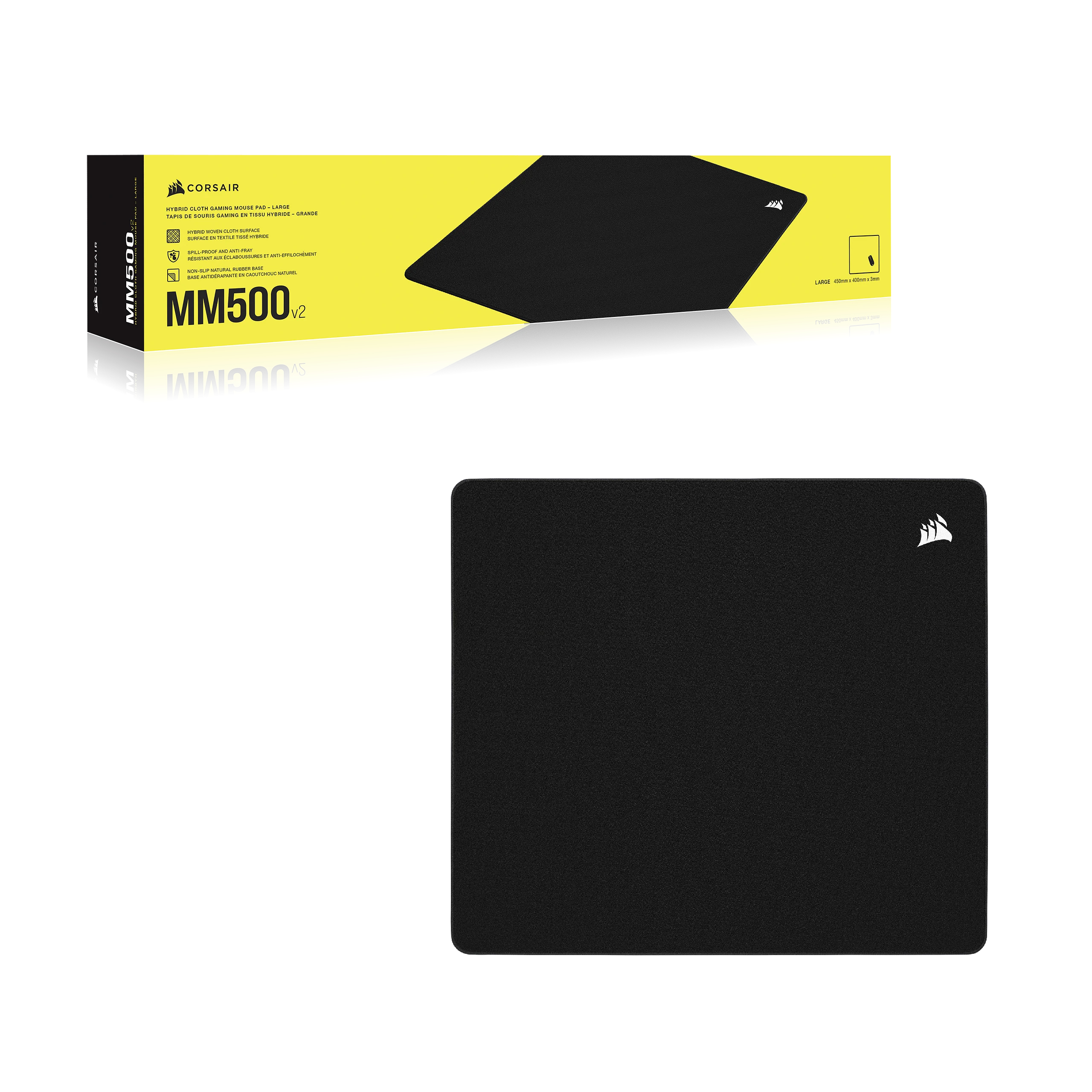 Mousepad Gaming CorsairMM500 V2 HYBRID L"CH-941B161-WW" - imagine 5