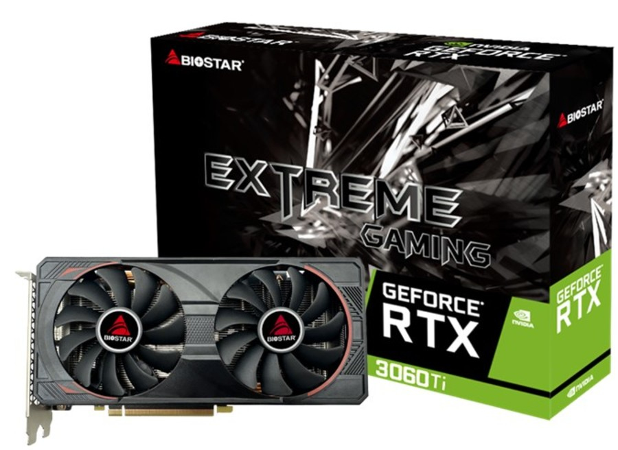 Placa video Biostar "RTX3060Ti 8GB", 8GB GDDR6, 256 bit, PCI Express 4.0 x16, 3 x DisplayPort 1.4a, HDMI 2.1, racire activa 2 x fan, PSU recomandat 600W, "VN3606TM82" - imagine 4