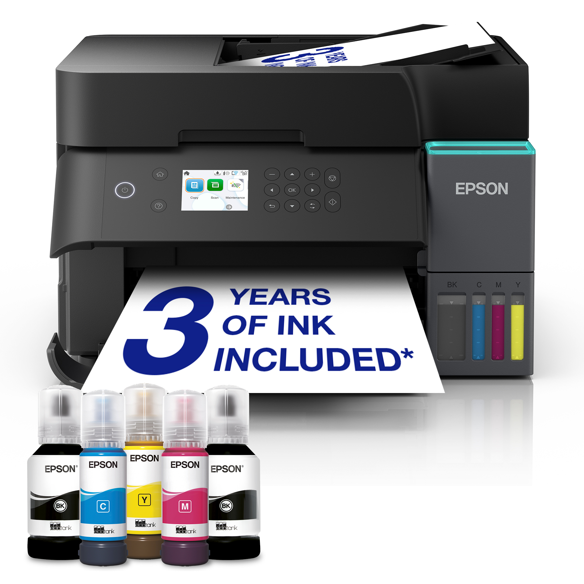Multifunctional Inkjet CISS Color Epson L6370, A4, Functii:Impr|Scan|Cop,Viteza Print Mono:33 ppm,Viteza Print color:20 ppm,Conectiv:USB|Retea ,Duplex:Da,ADF:Duplex 2 treceri, , (timbru verde 11 lei) "C11CL43403"(RAPO)